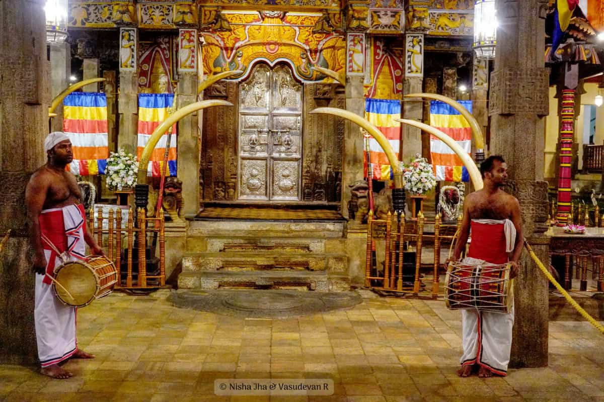 15 Best Things to Do in Kandy : Unforgettable Experiences 5 Hewisi drummers at Dalada Maligawa Things to do in Kandy and places to visit in Kandy