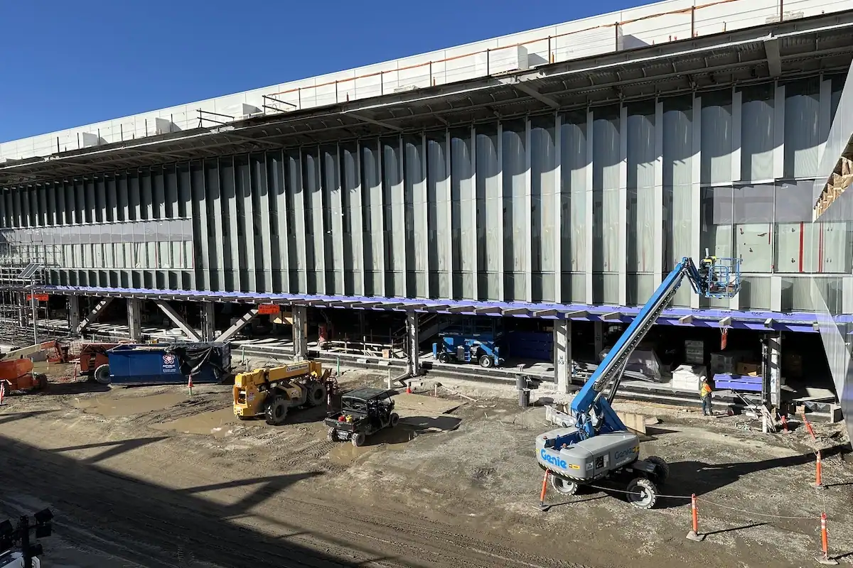 A Portion of New Terminal 1 in San Diego that's Currently Under Construction Image Courtesy of ACPPUBS.com