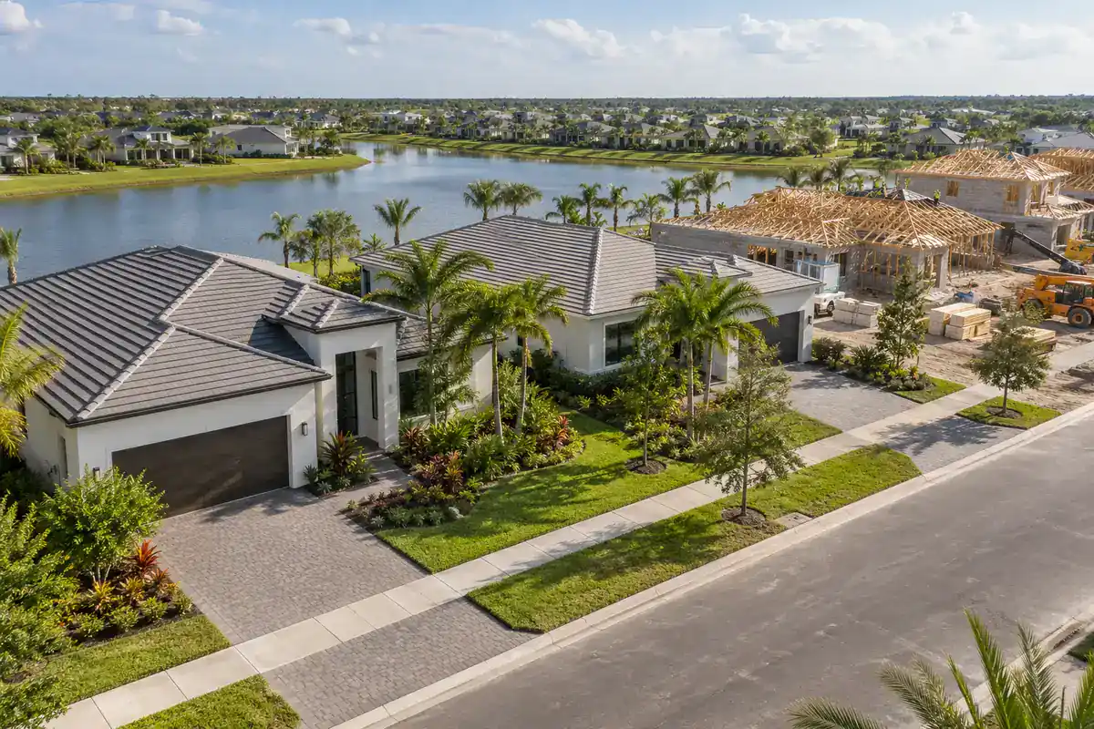 New homes and residential construction supporting business growth in Westlake Florida