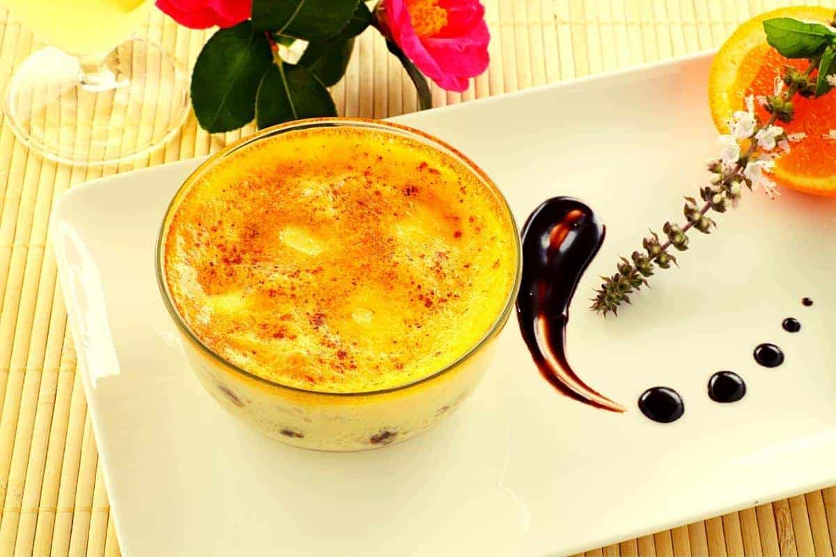 Baked custard