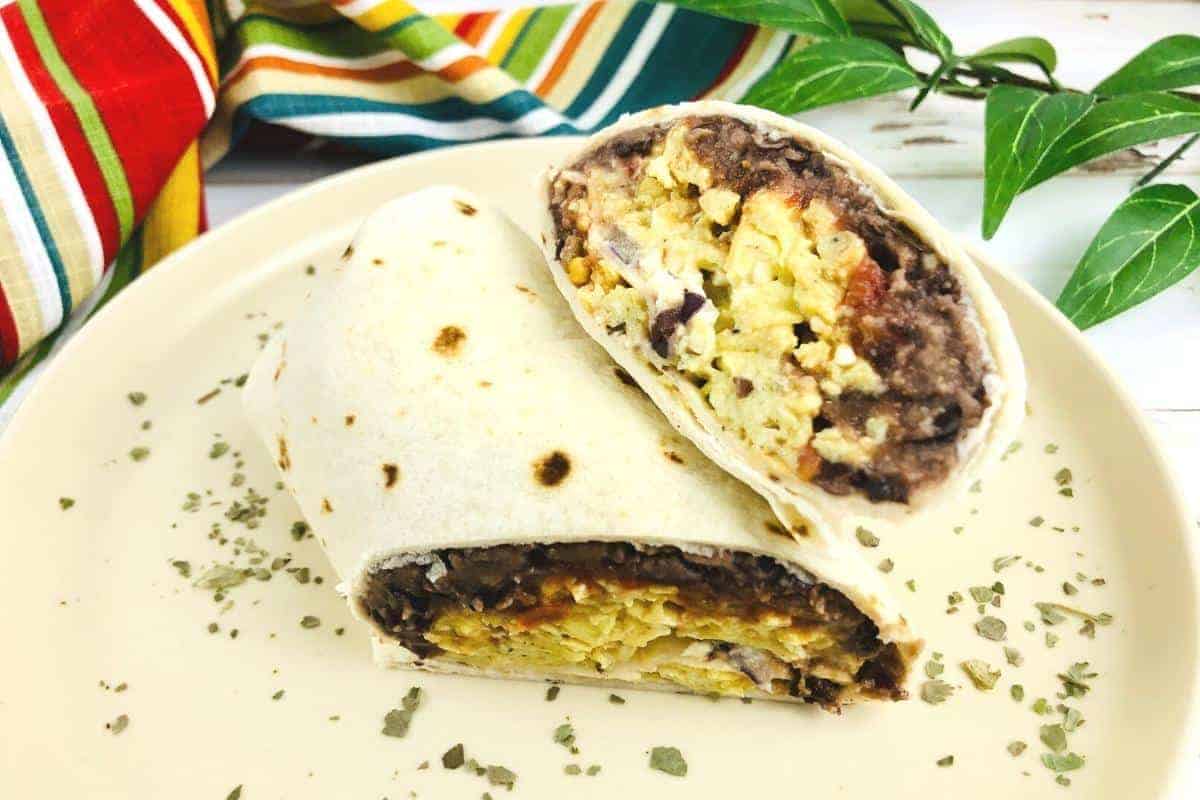 Black bean burritos