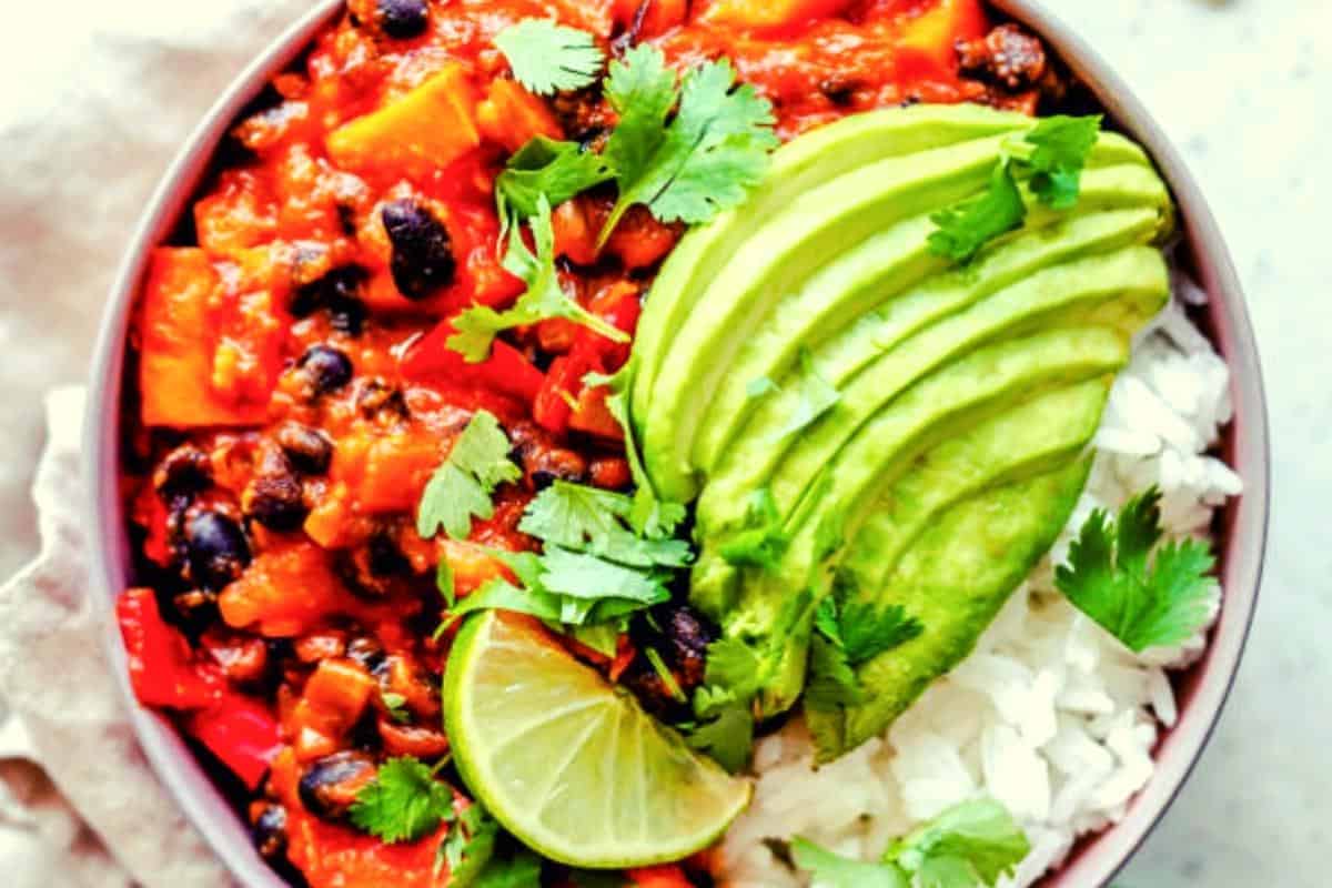 Black bean burrito bowl