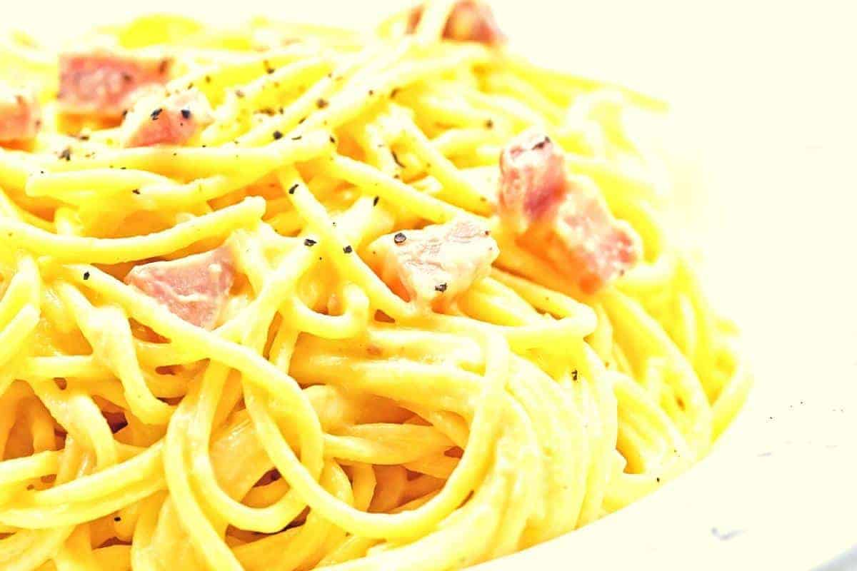 chicken and bacon carbonara
