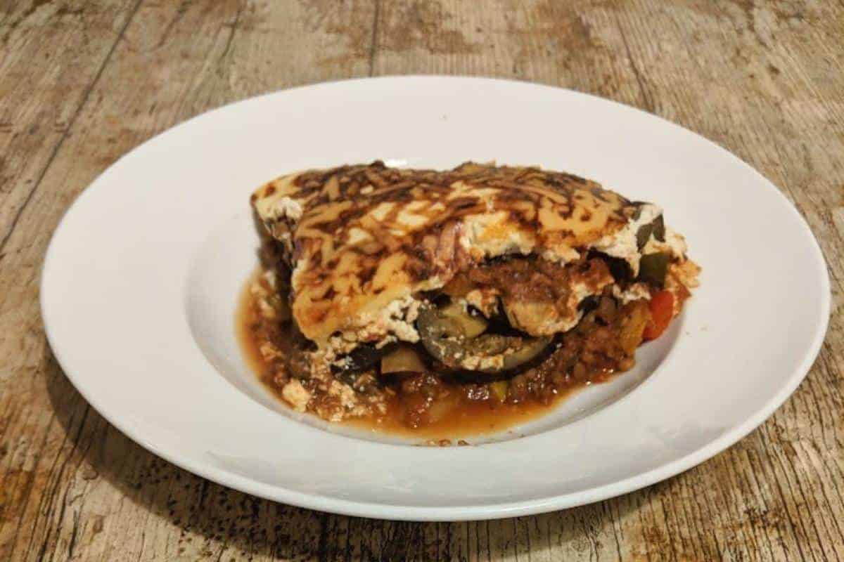 Lentil moussaka