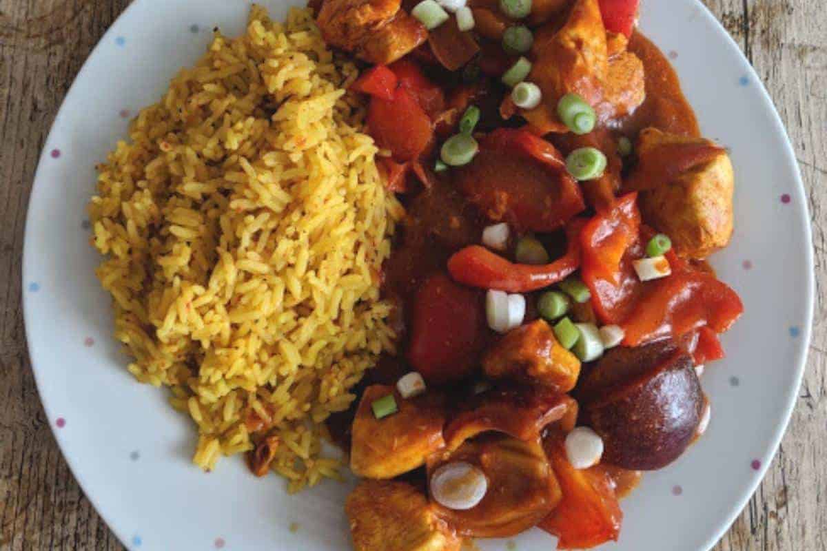 Healthy Malaysian Curry With Pilau Rice