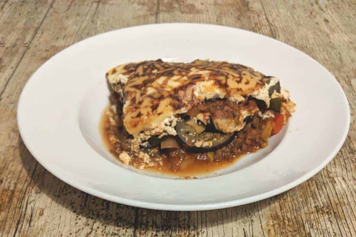 Lentil moussaka