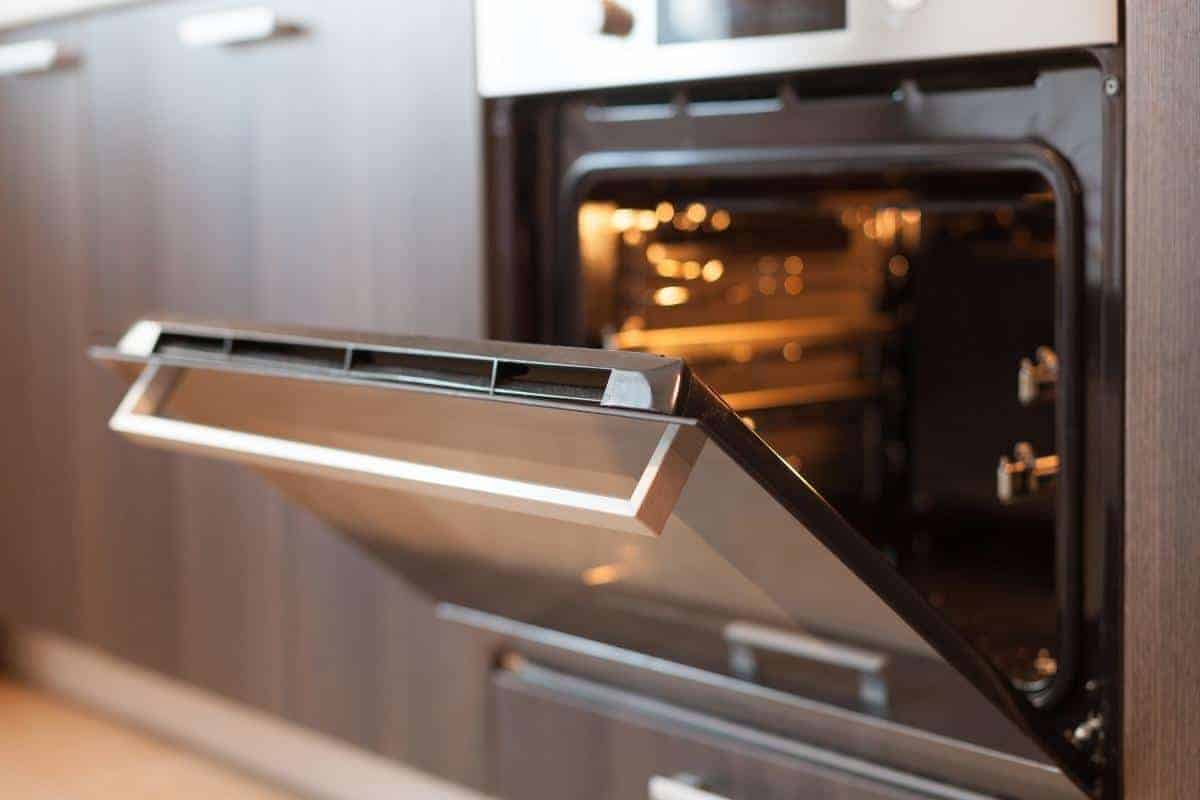 Open oven door