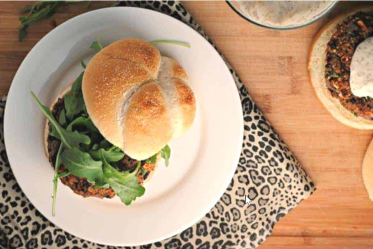 Quinoa burger