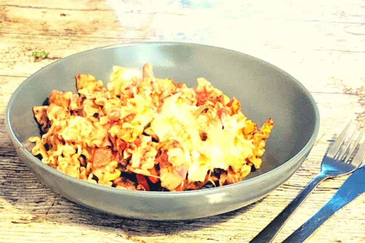 sausage pasta bake