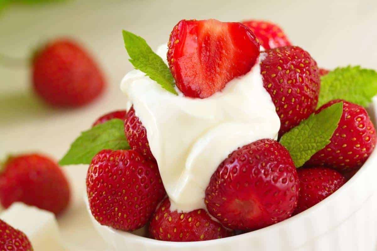 strawberries and cream
