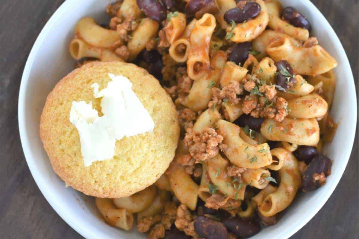 Turkey chilli pasta