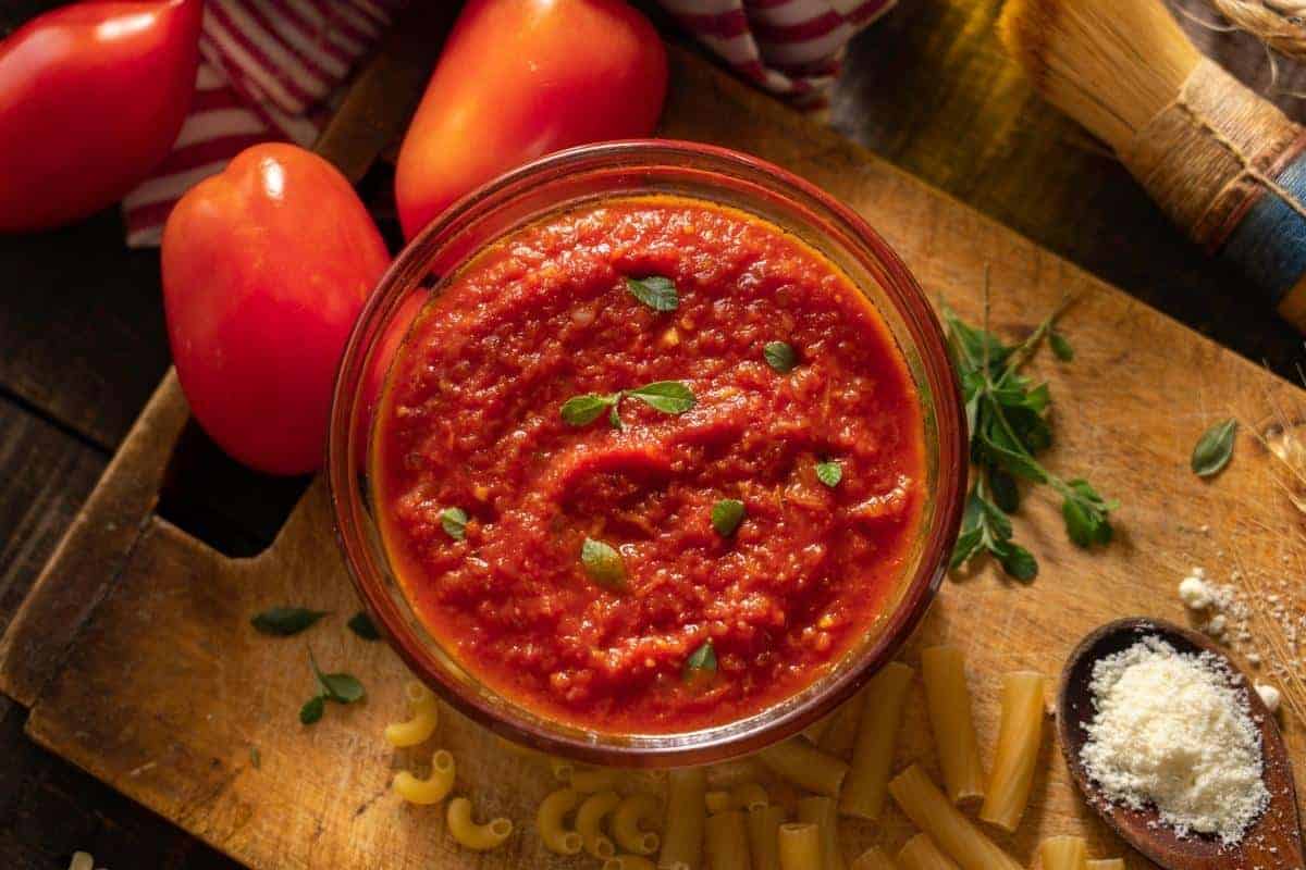 bowl of passata