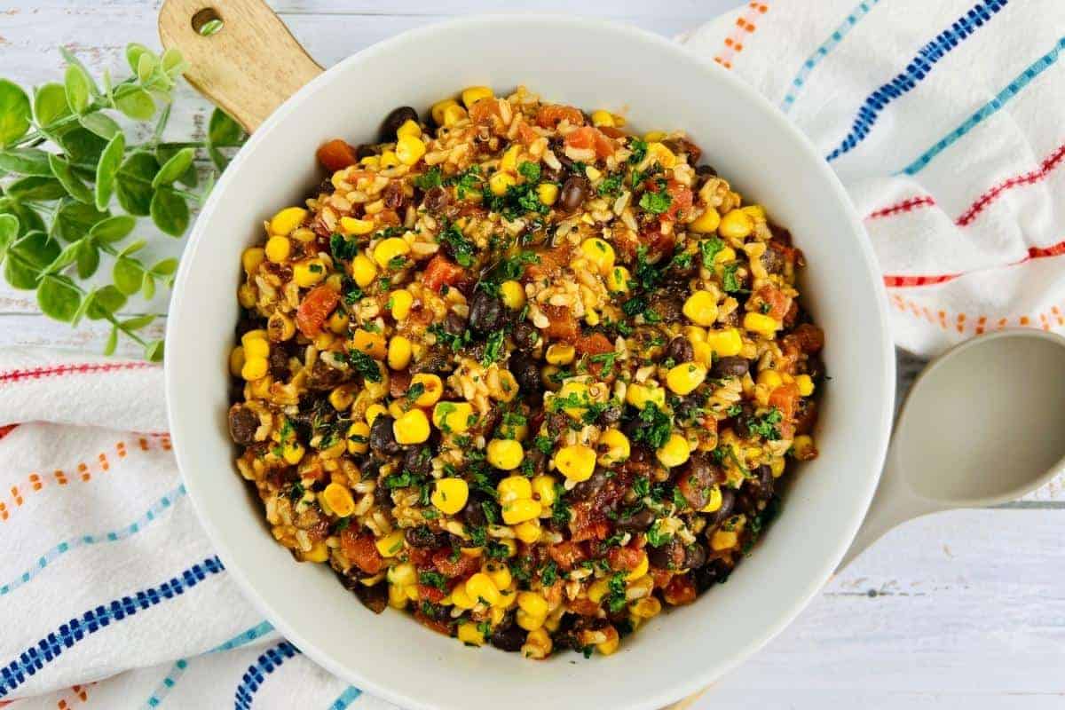 Tex Mex Quinoa Salad in a bowl.