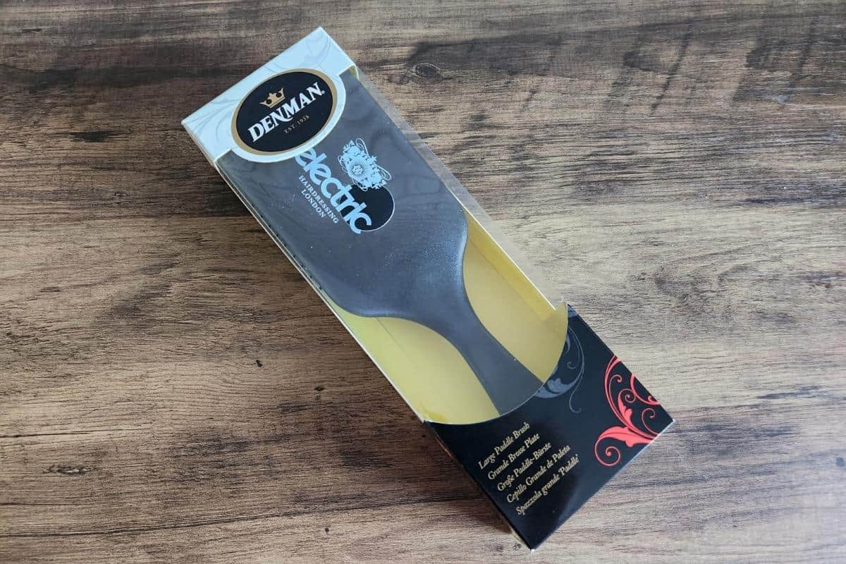 hairbrush in box