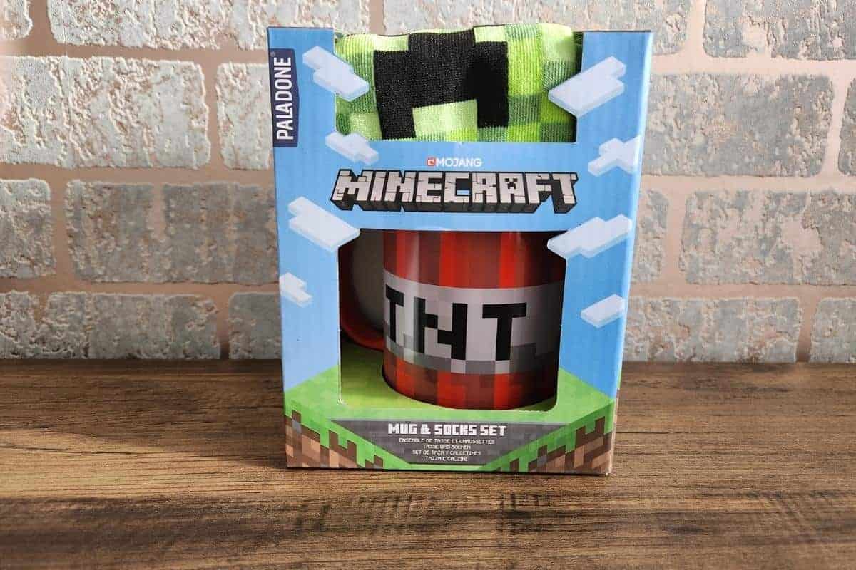 Minecraft socks and mug