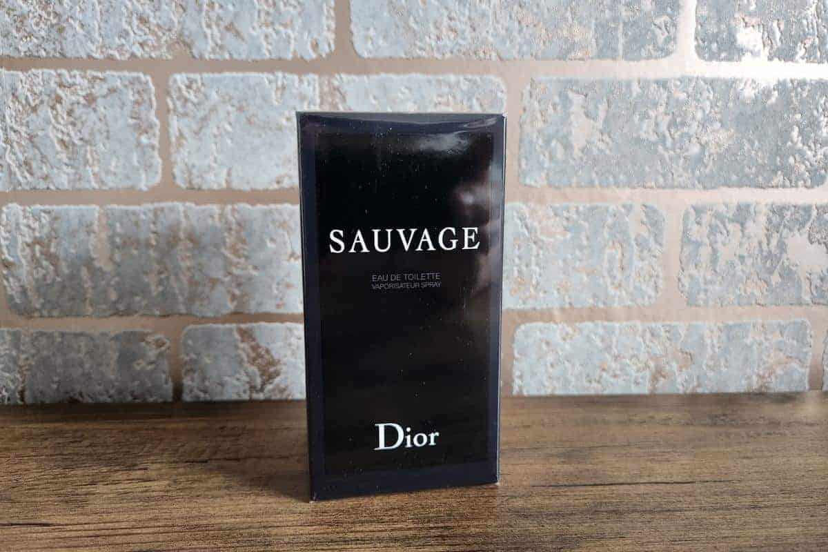 Bottle of Sauvage aftershave by Dior