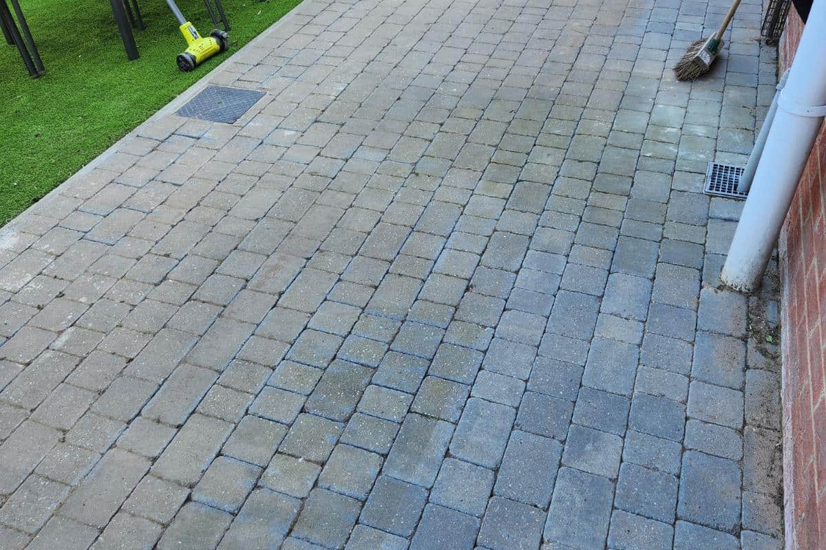 Patio stones.