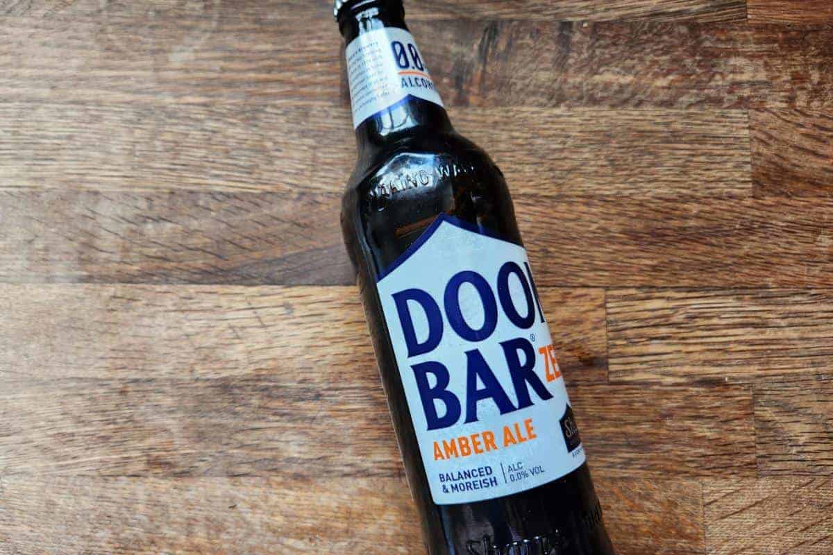 Bottle of Doom Bar alcohol free beer.