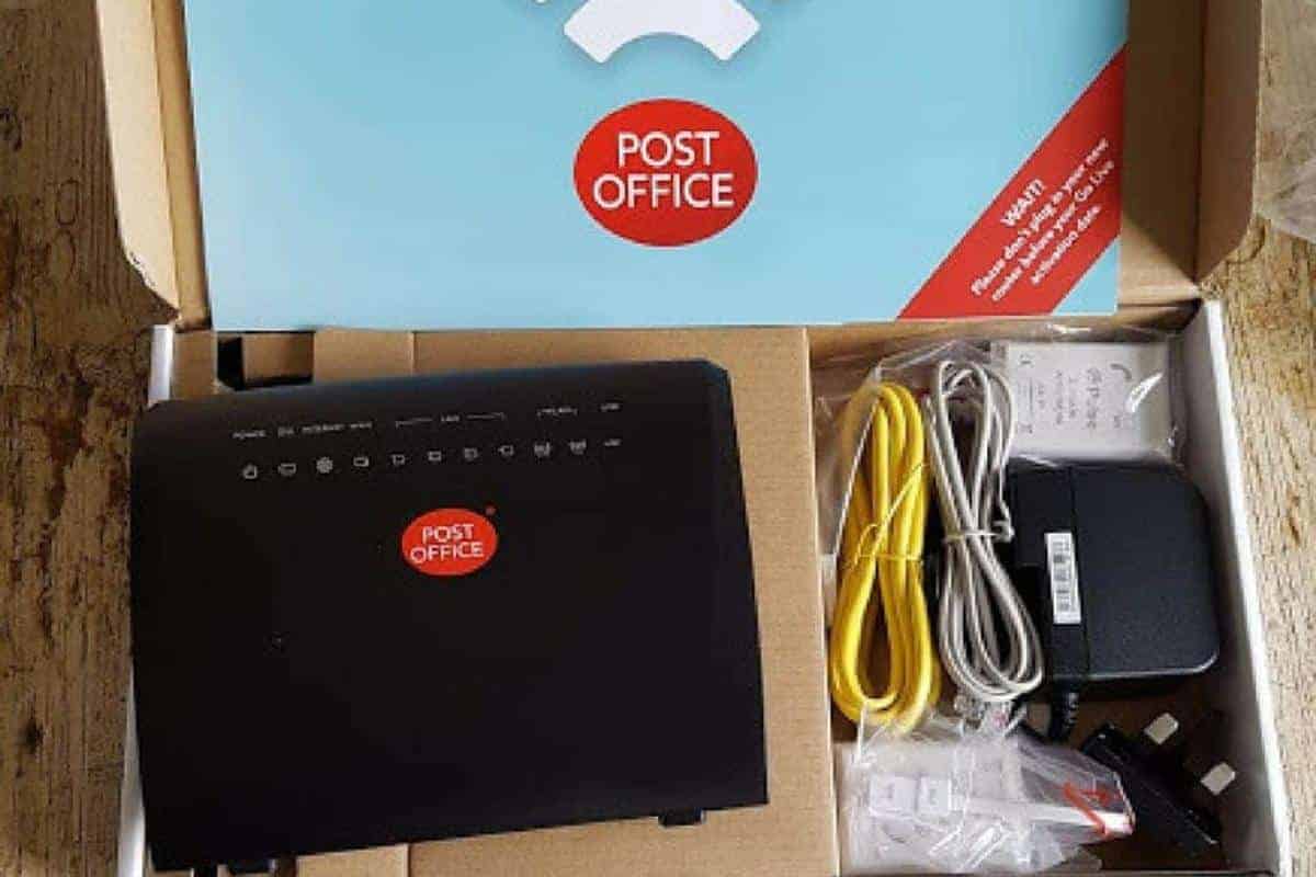 Post office broadband router.