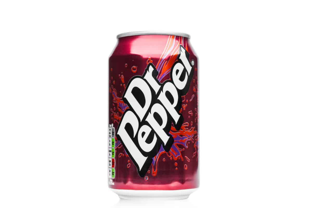 can of Dr pepper which can be drunk or used for a meal like diet coke chicken