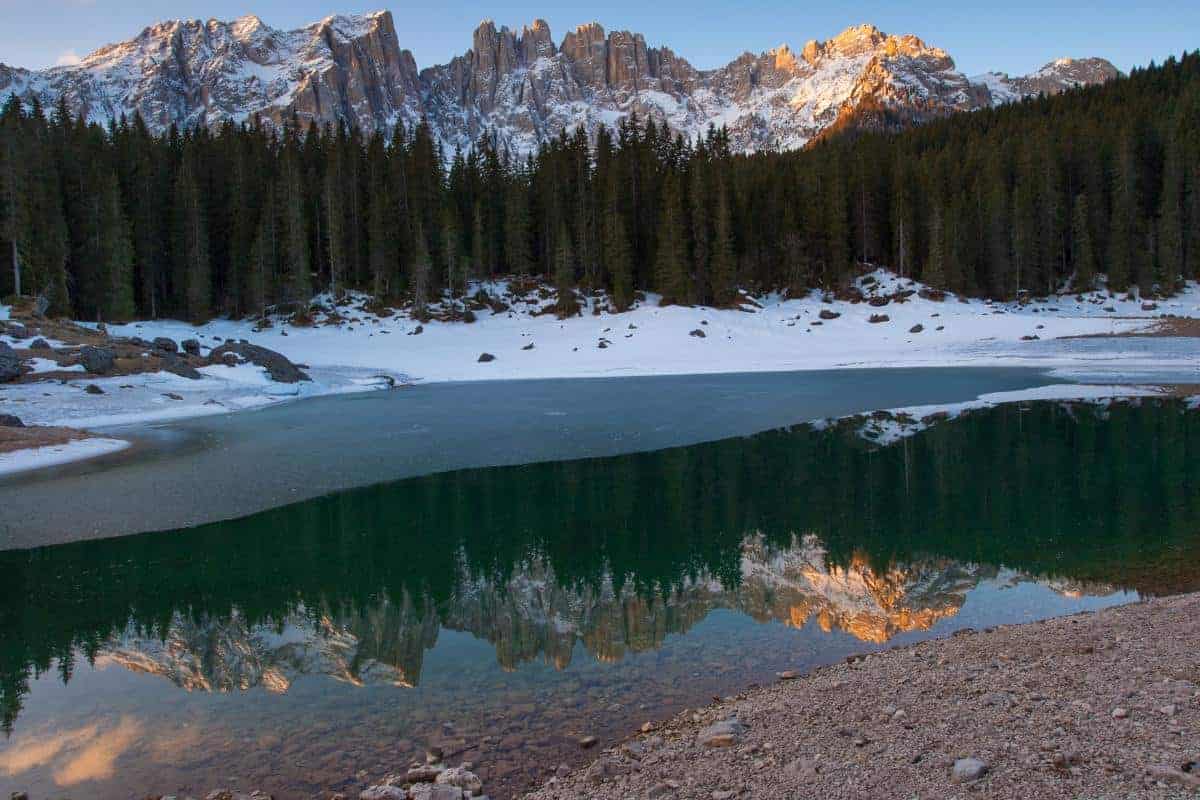 Gorge of Ponte Alto Trentino Alto Adige in Italy.