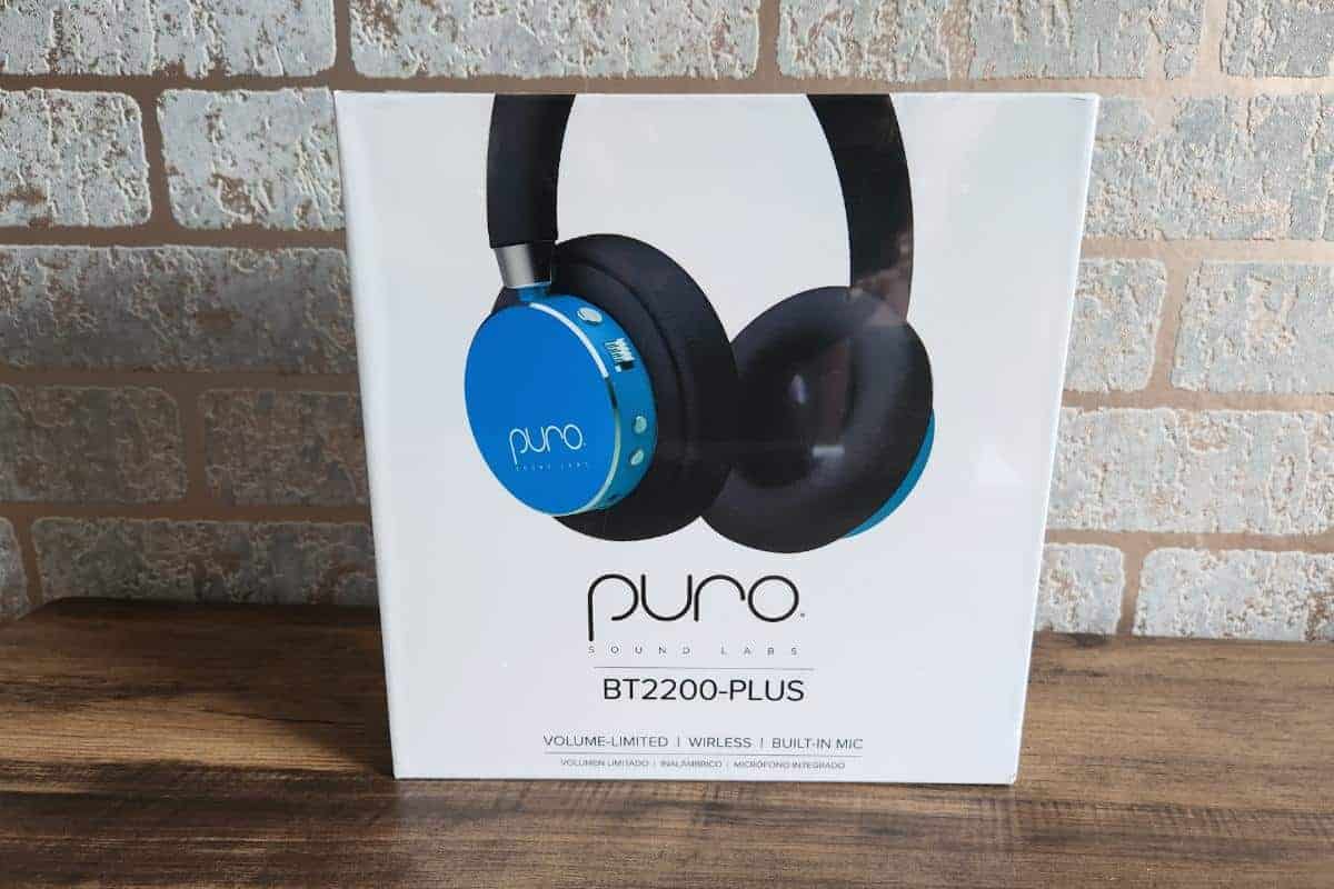 Puro headphones for kids.