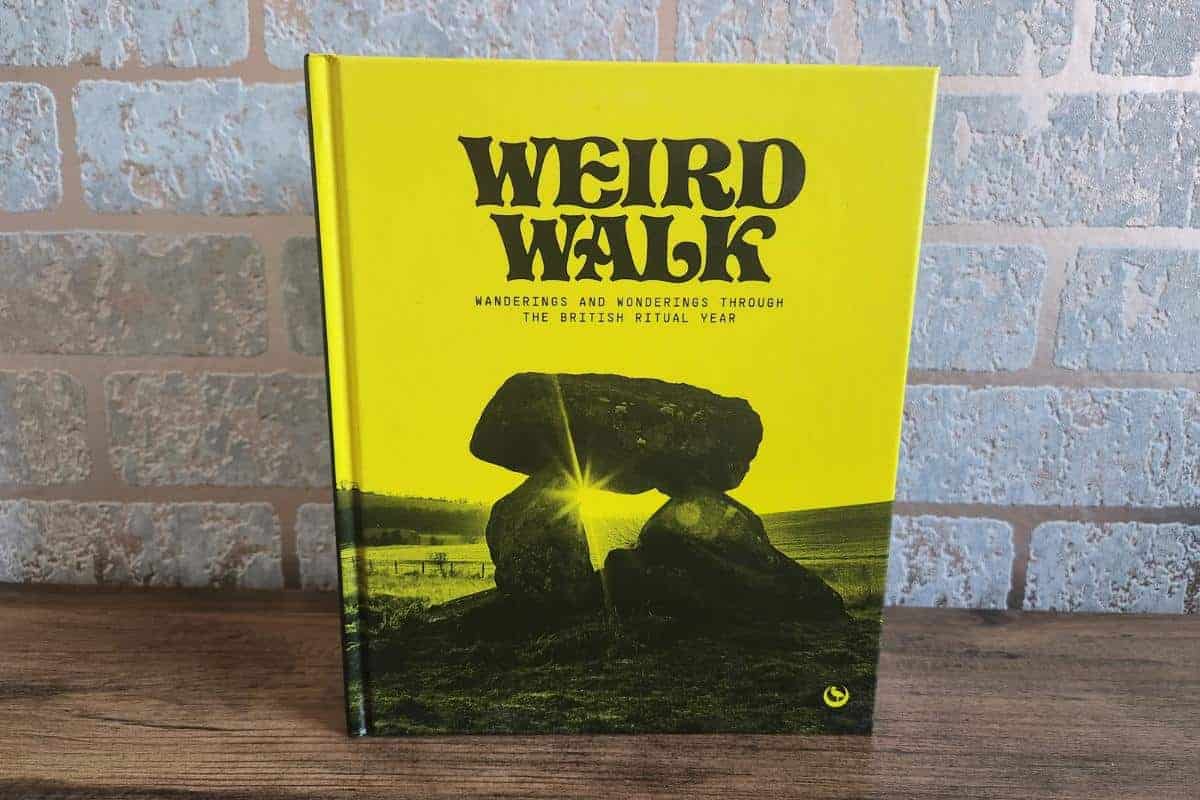 Weird walk book with bright yellow cover.