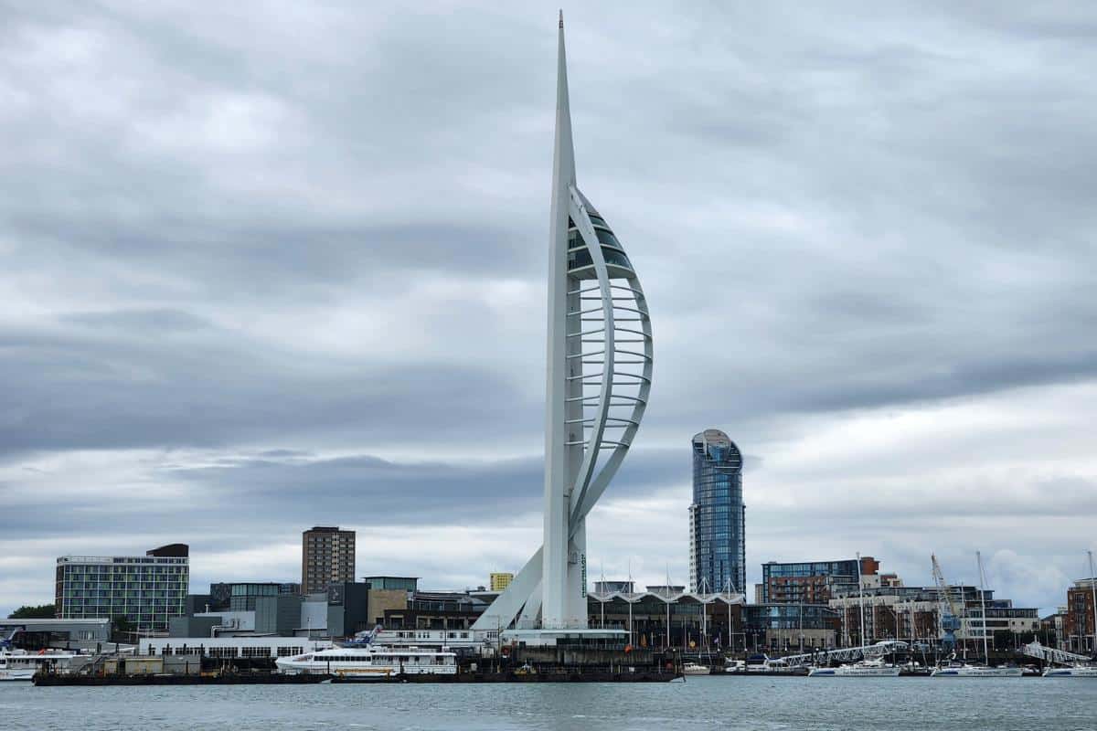 Spinnaker Tower in Portsmouth.