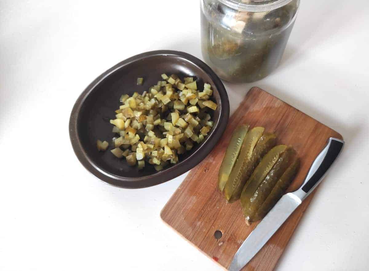 Polish dill pickles