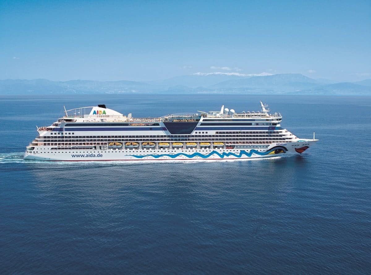 Das Kreuzfahrtschiff AIDAdiva