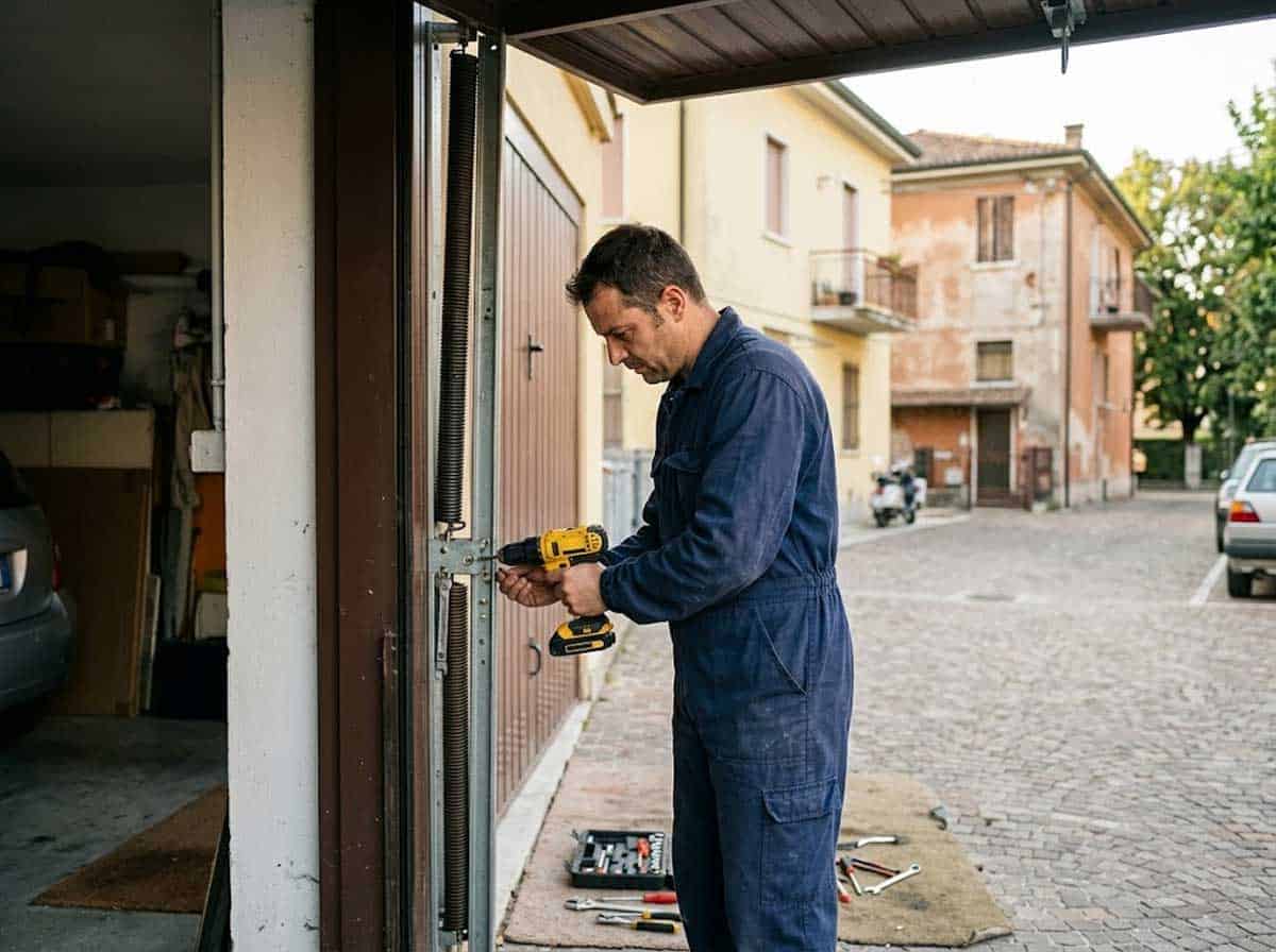 fabbro ripara porta basculante a Treviso