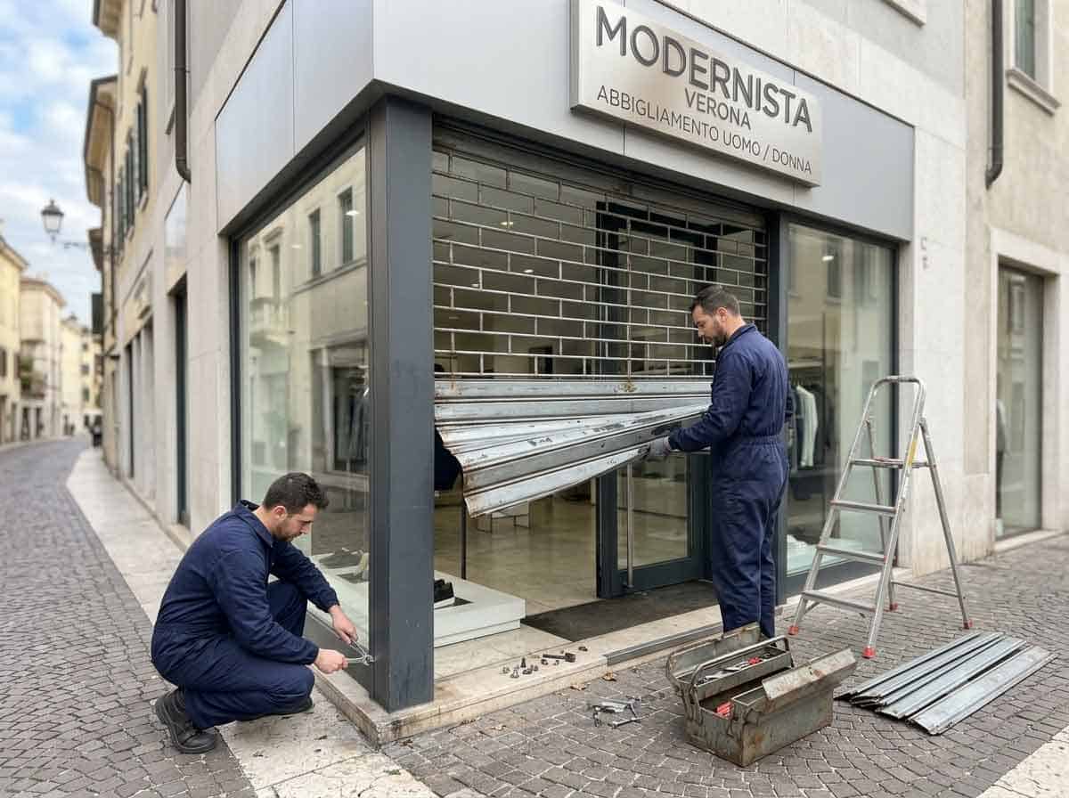 fabbro ripara serranda a verona