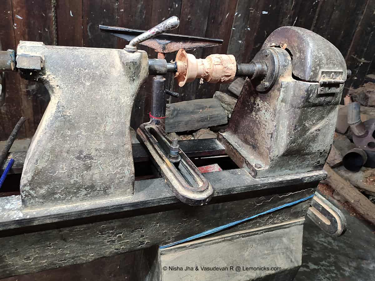 Wood Turning, Crafts Center bomdila