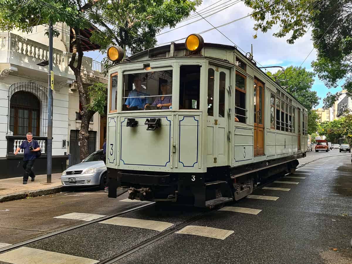 Historic tram in Buenos Aires, offering a nostalgic ride through the streets of the Caballito neighborhood. This vintage tram is a hidden gem and an off-the-beaten-path activity, allowing visitors to experience a charming piece of the city’s transportation history while exploring lesser-known areas of Buenos Aires.