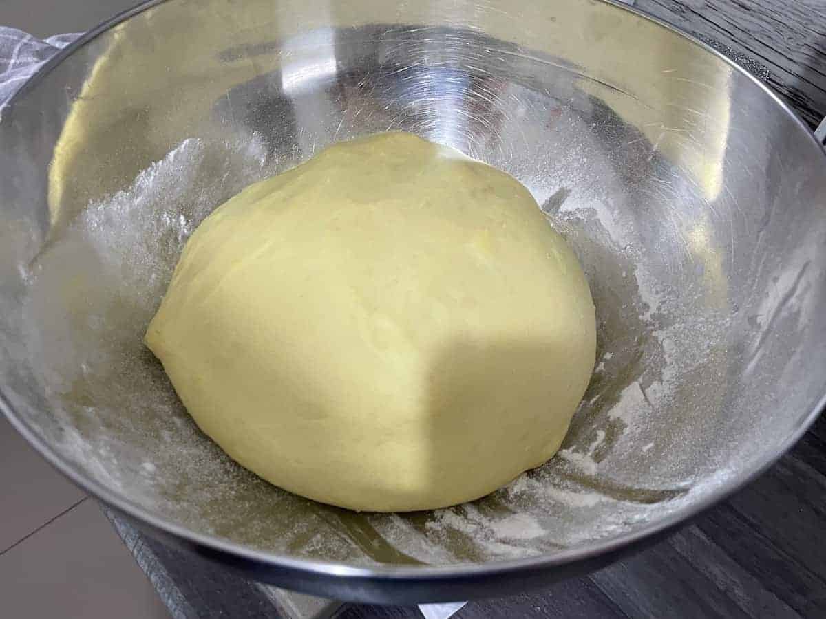 Dough for the paczki.