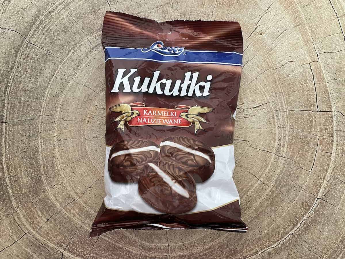 packet of Kukulki chocolates.