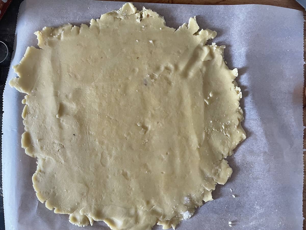 Mazurek Makowy dough.