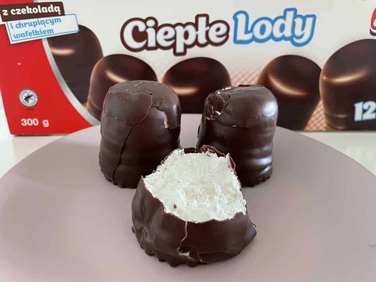 Cieple lody, Polish warm ice cream.