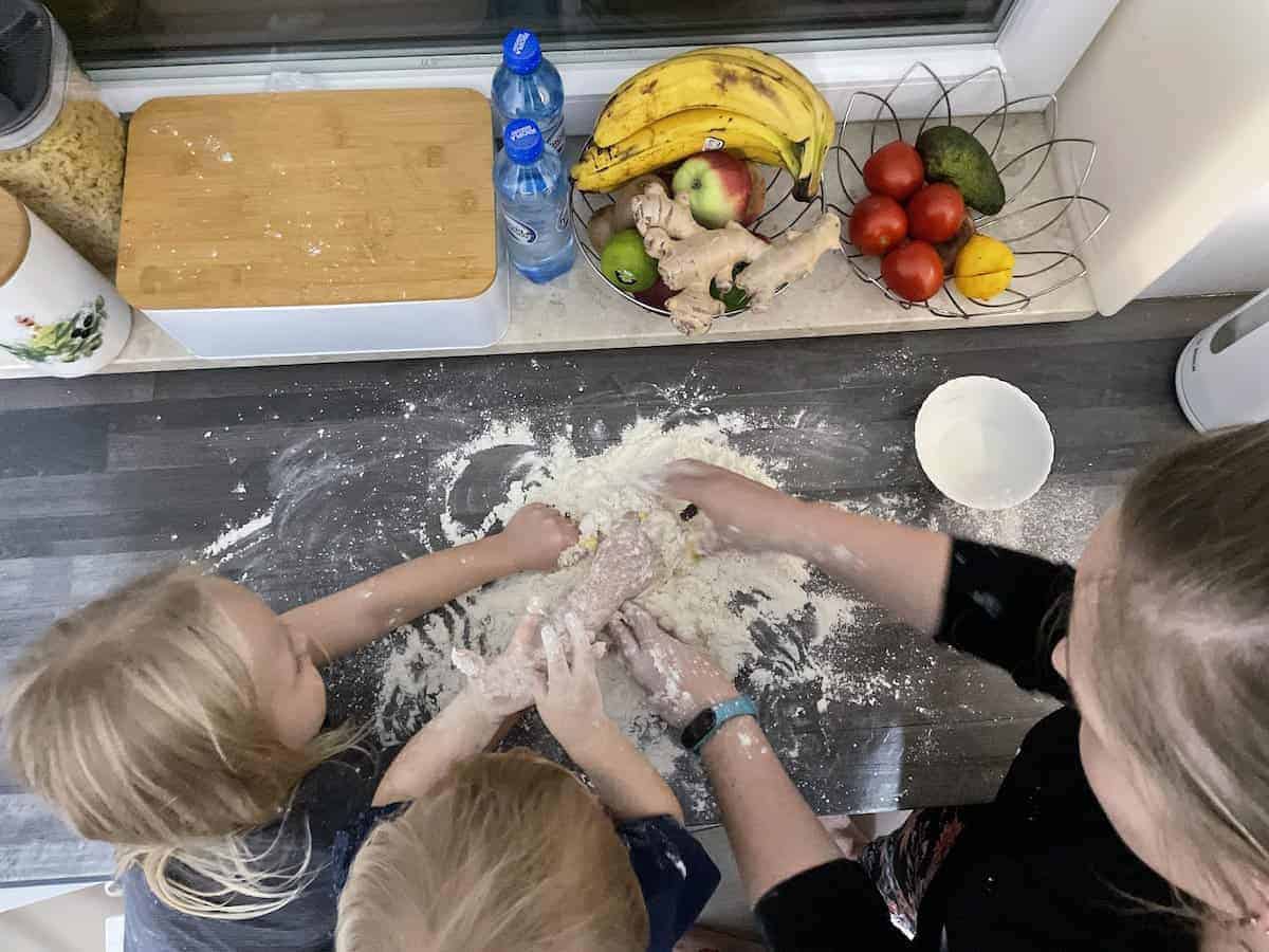 Knead the dough well