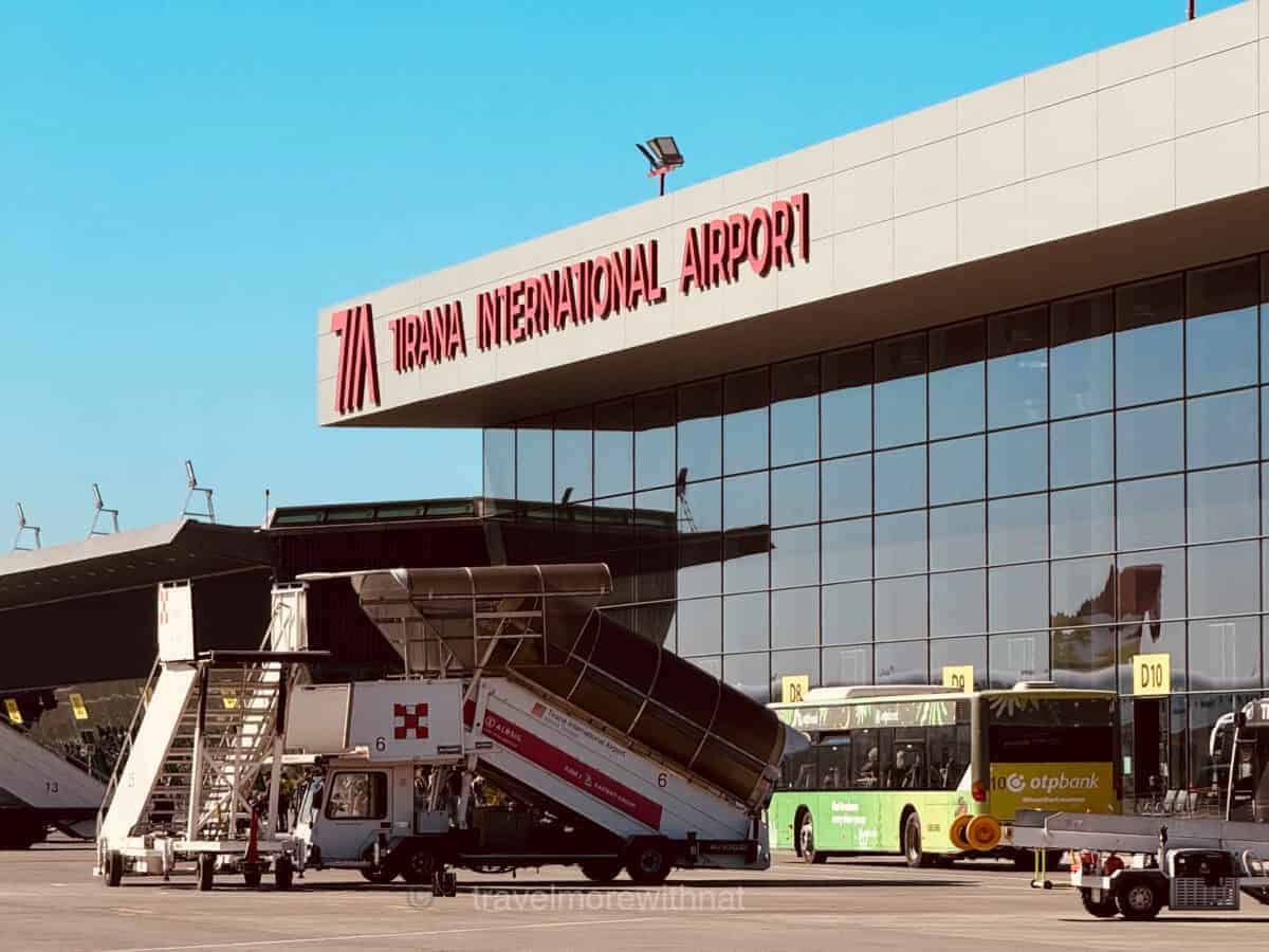 Walking Tour of Tirana - start at Tirana International Airport and find the best way of reaching the city.