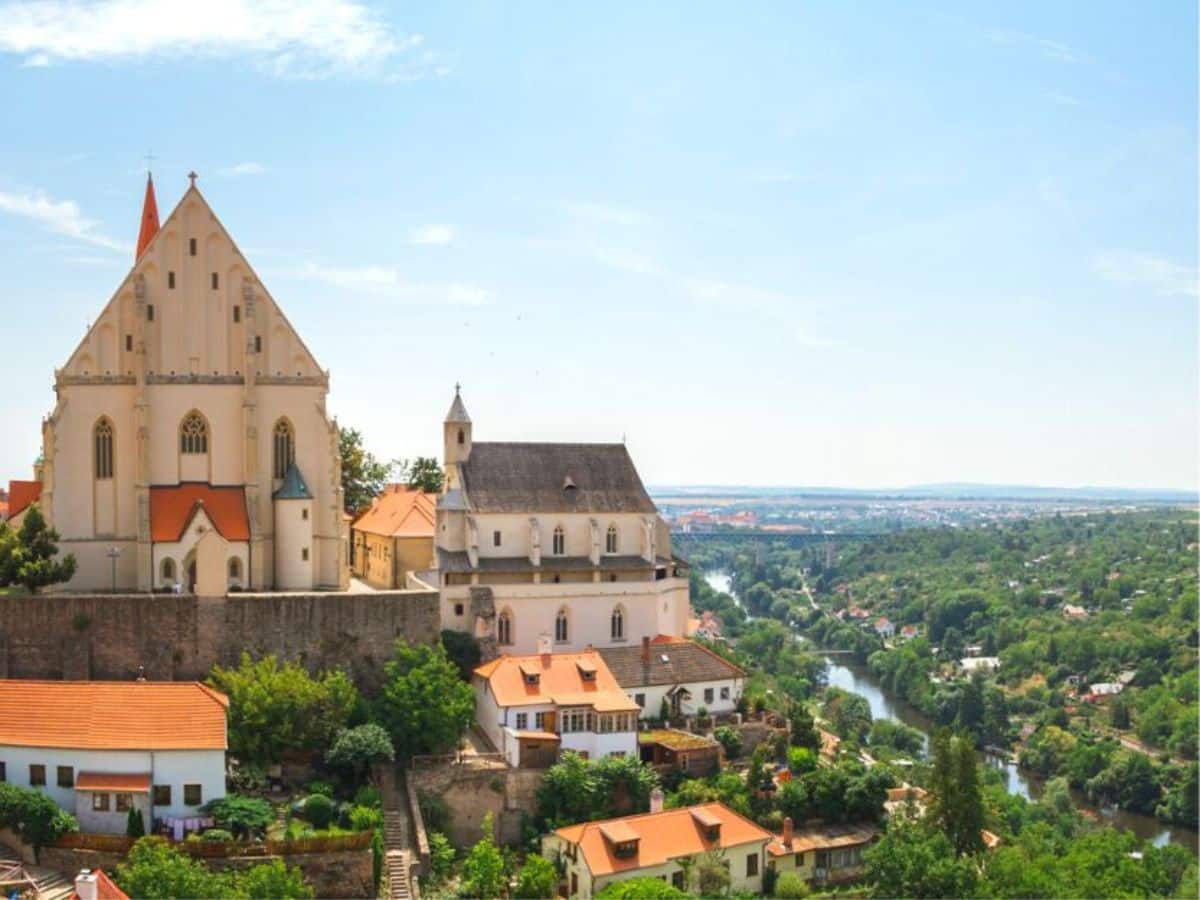 View of Znojmo, Czech Republic.