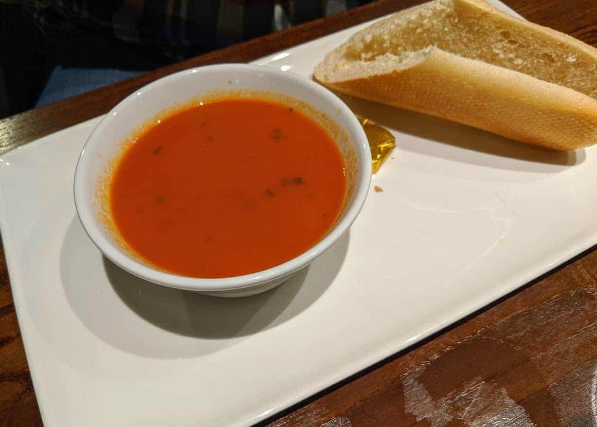 Tomato and basil soup