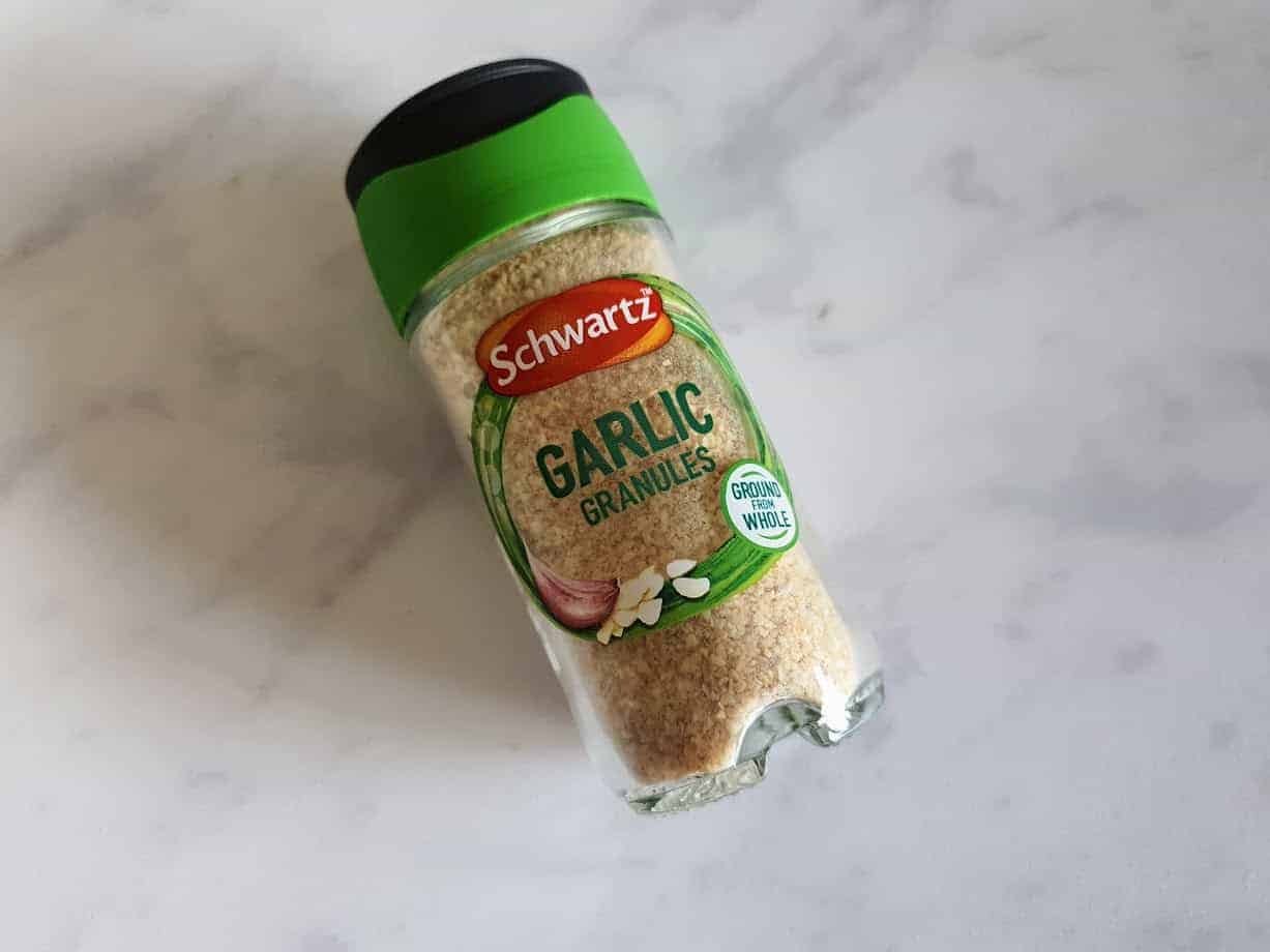 Schwartz jar of garlic granules