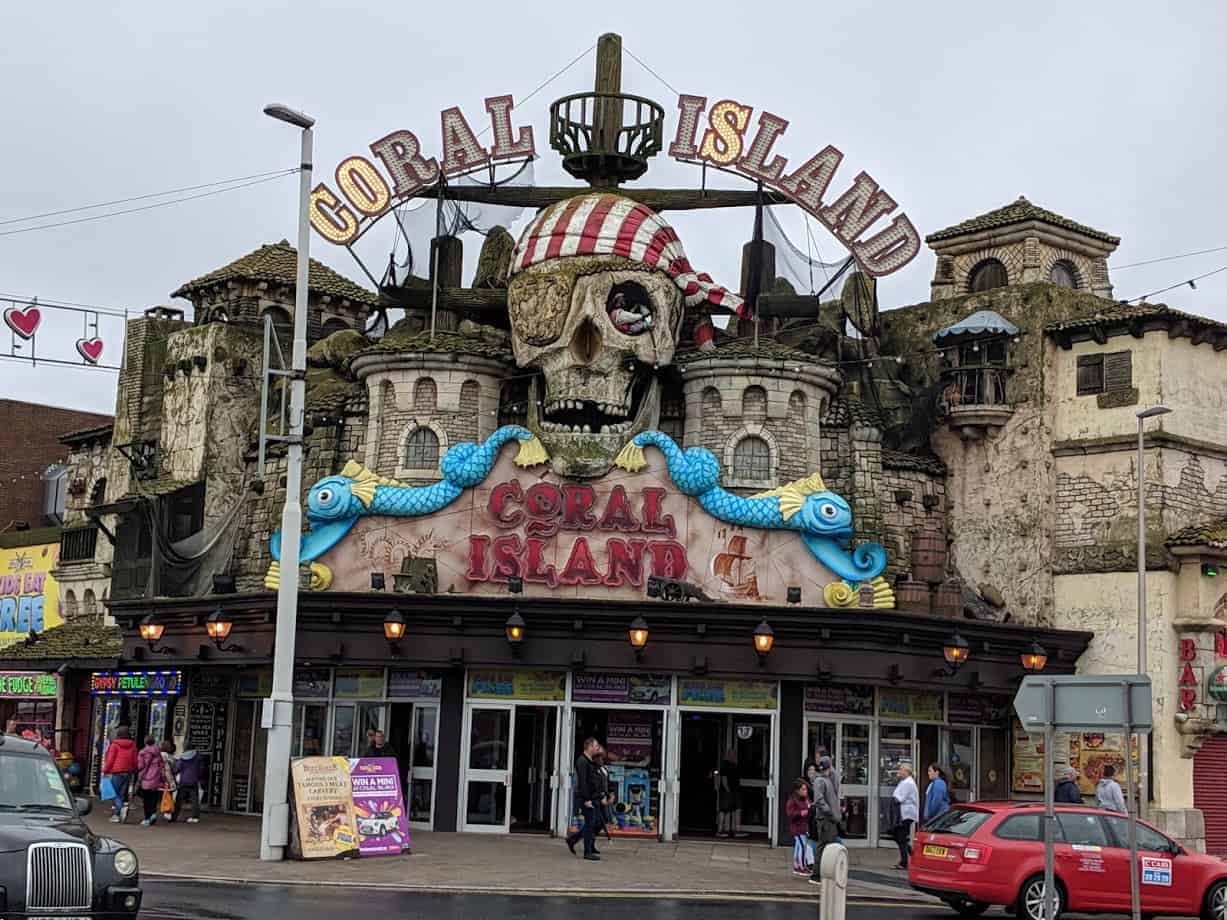 Coral island at Blackpool