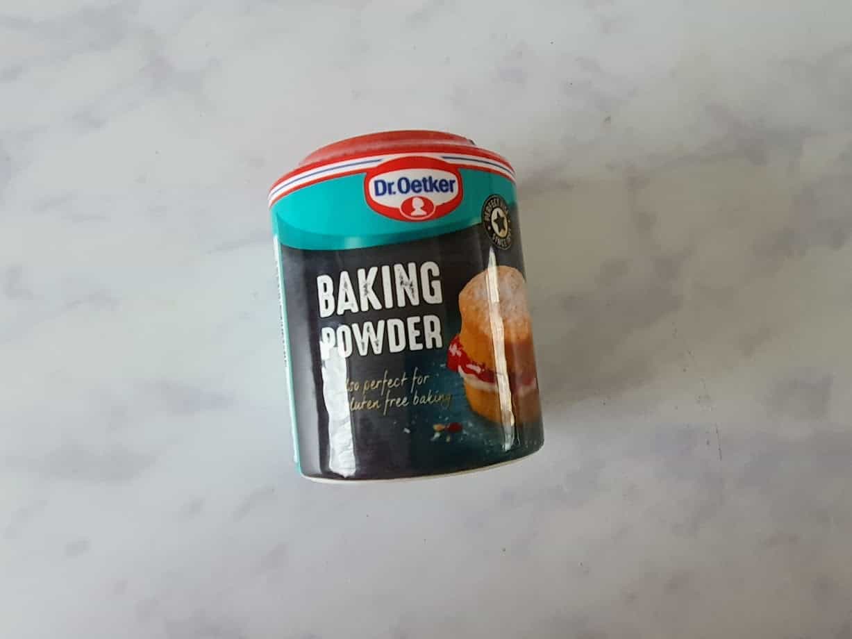 Pot of baking powder