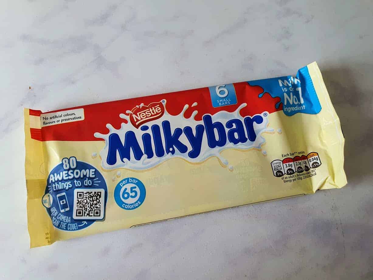 Multipack of 6 small milky bars