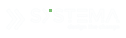 Logo Systema con il claim “Design the Change”, colore bianco su sfondo.
