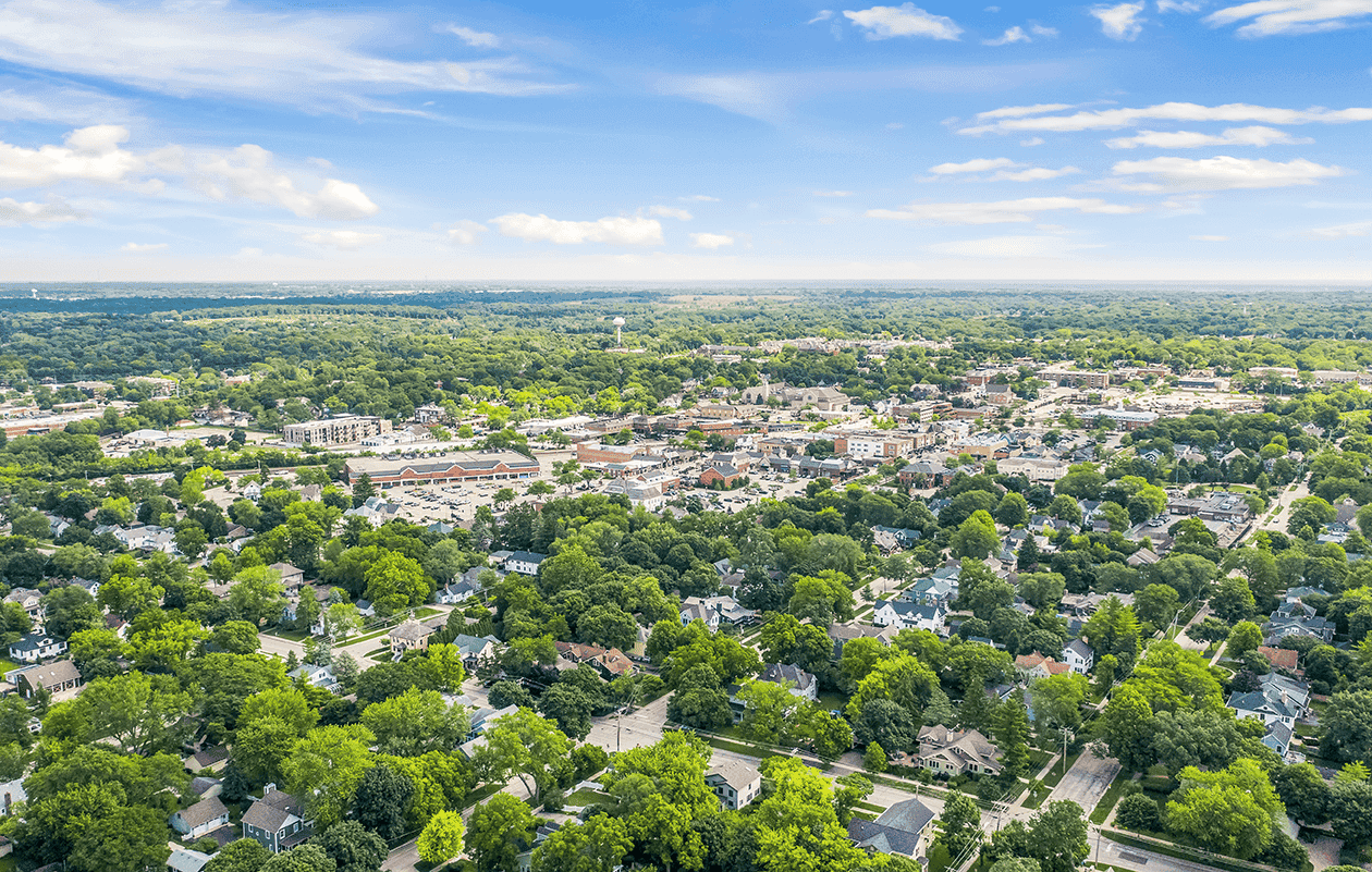 Barrington IL residential area served by Abby Cleaning Service