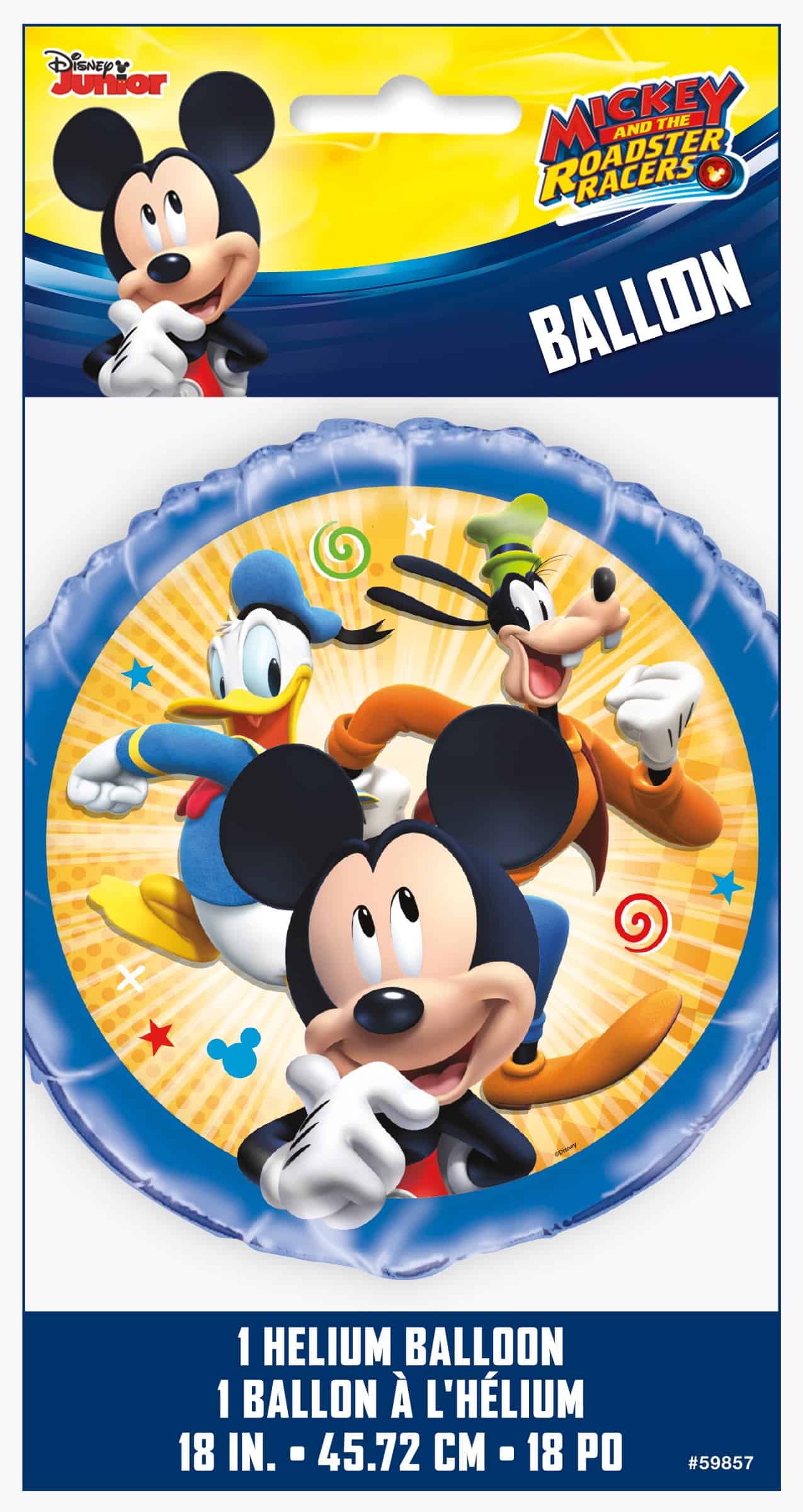 Mickey And The Roadster Racers Foil/Mylar Balloon, U59857