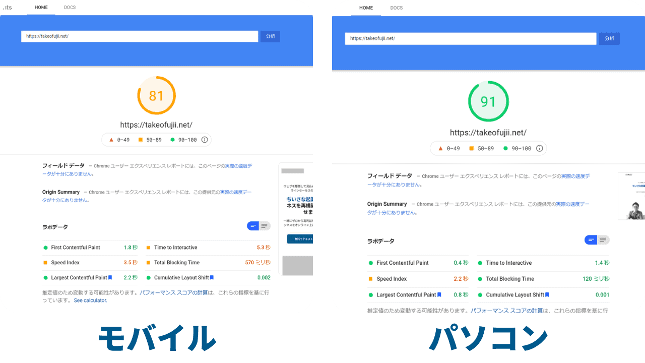 Brizyのページスピード(速度)